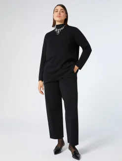 Marina Rinaldi Pull en viscose NOIR Clearance
