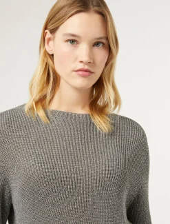 Marina Rinaldi Pull en viscose lurex GRISMOYEN Online
