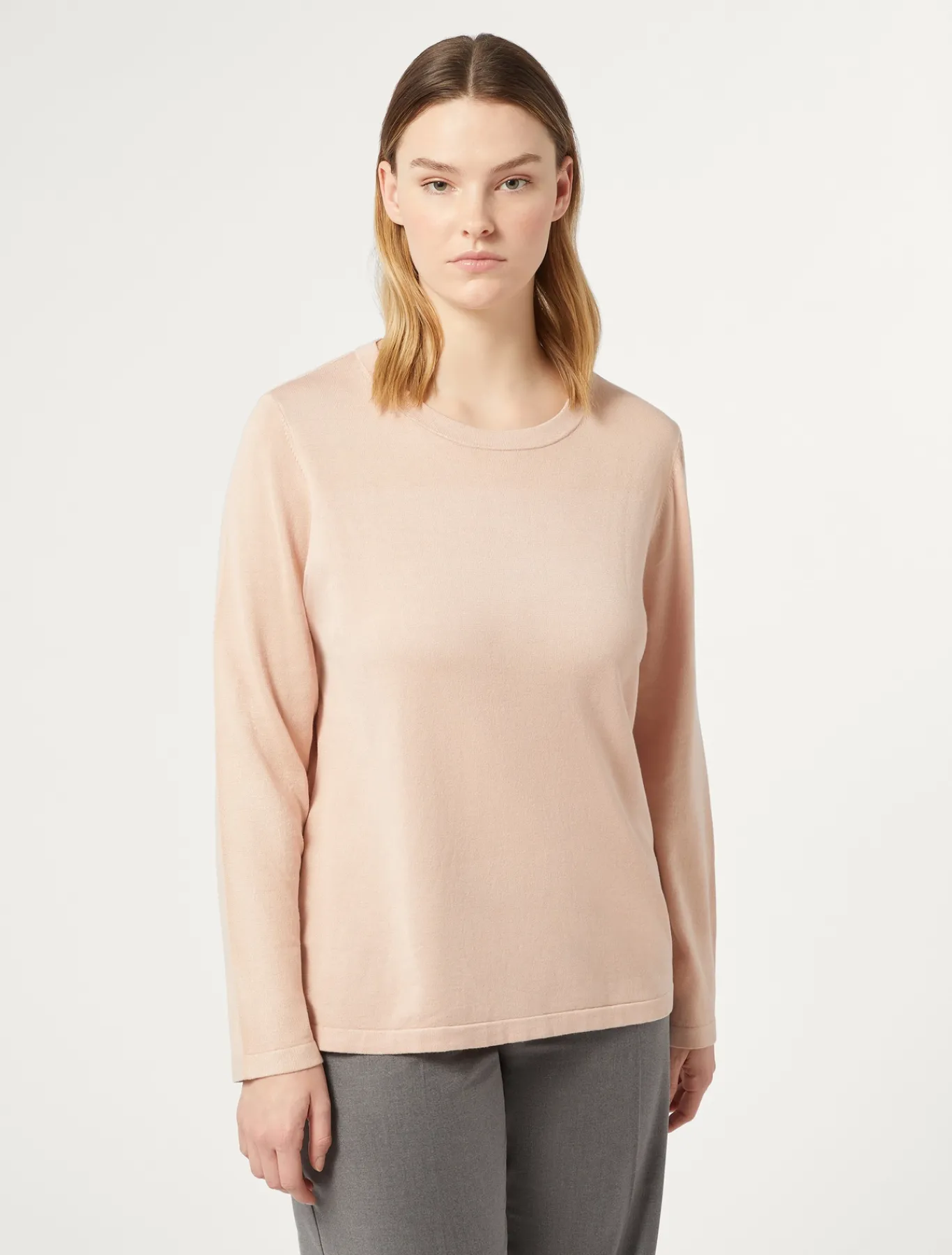 Marina Rinaldi Pull en viscose stretch MAUVE Online