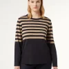 Marina Rinaldi Pull en viscose stretch BLEUNUIT Fashion
