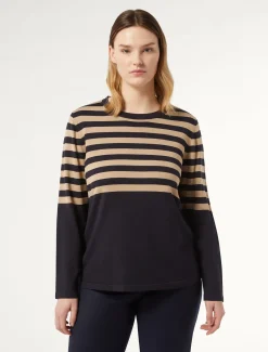Marina Rinaldi Pull en viscose stretch BLEUNUIT Fashion