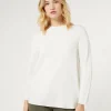 Marina Rinaldi Pull en viscose stretch BLANC Online