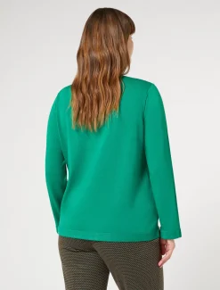 Marina Rinaldi Pull en viscose stretch VERTEMERAUDE Online