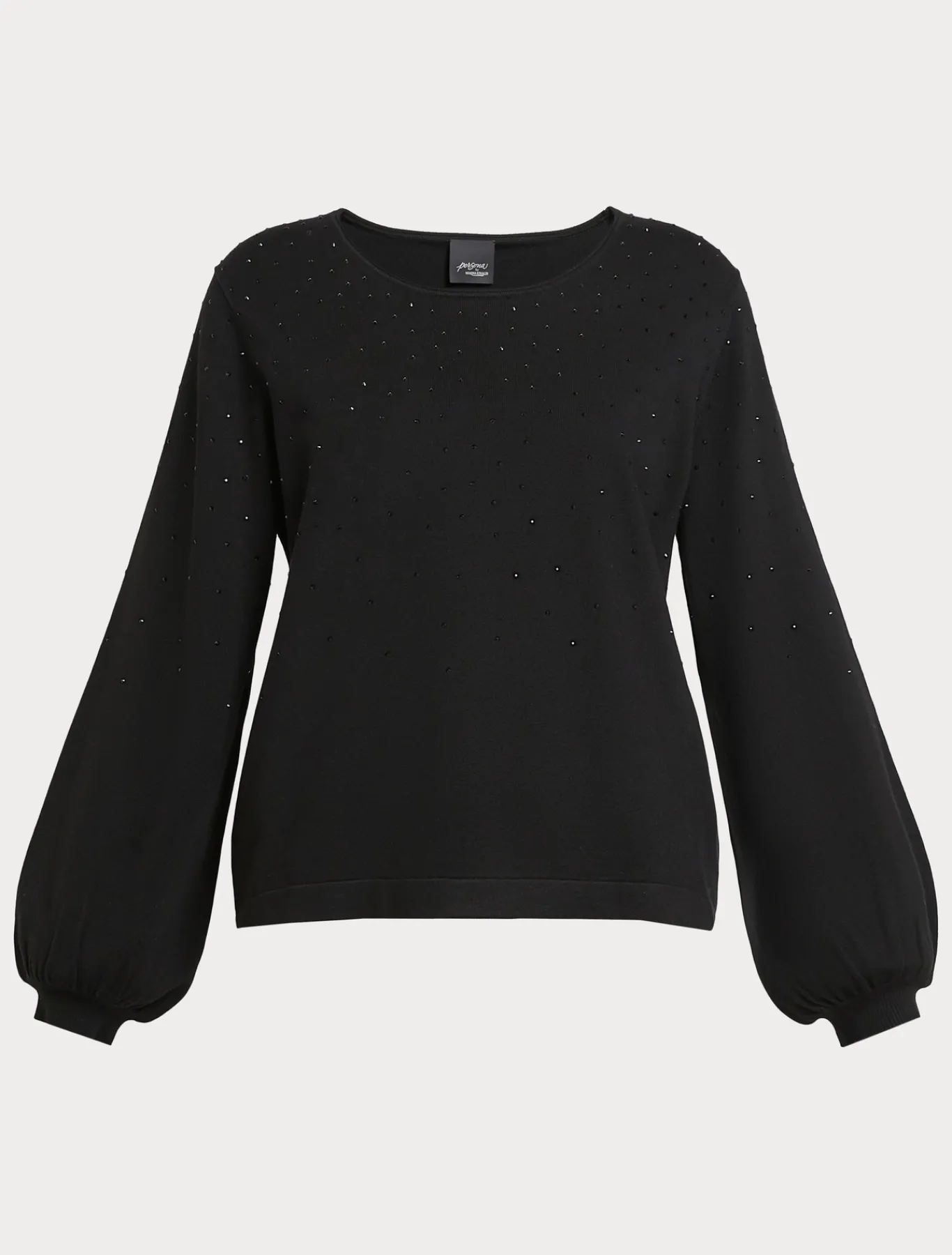 Marina Rinaldi Pull en viscose stretch NOIR Outlet