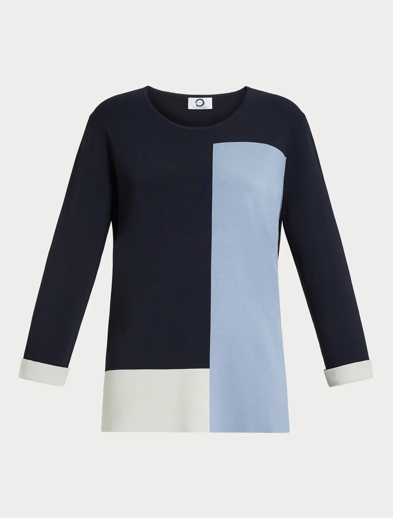 Marina Rinaldi Pull en viscose stretch BLEUNUIT Best