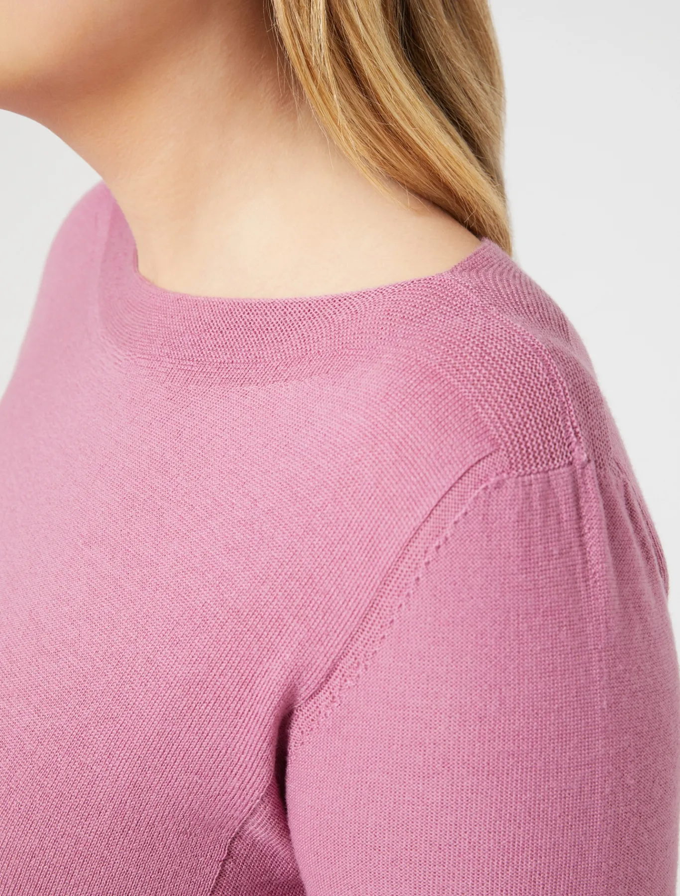 Marina Rinaldi Pull sans coutures en laine CYCLAMEN Outlet