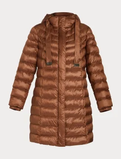Marina Rinaldi Rembourré en toile imperméable BRUN Outlet