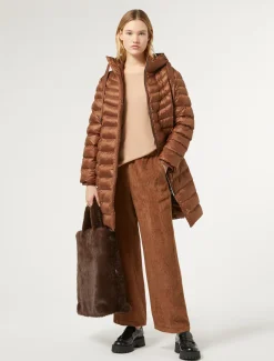 Marina Rinaldi Rembourré en toile imperméable BRUN Outlet