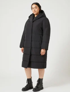 Marina Rinaldi Rembourré technique imperméable NOIR New