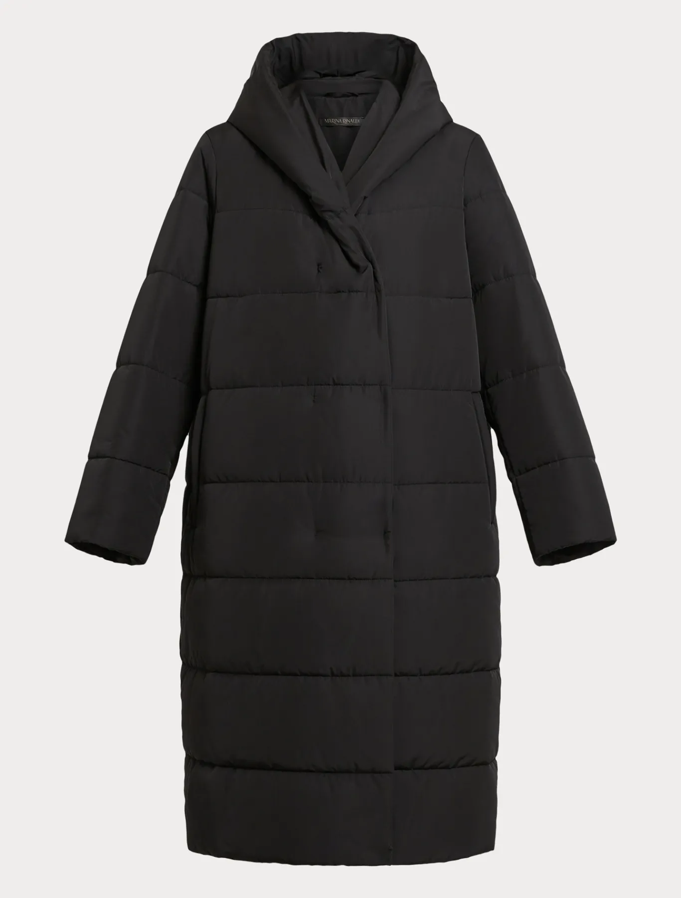 Marina Rinaldi Rembourré technique imperméable NOIR New