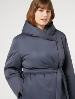 Marina Rinaldi Rembourrage en satin technique BLEUNUIT Clearance