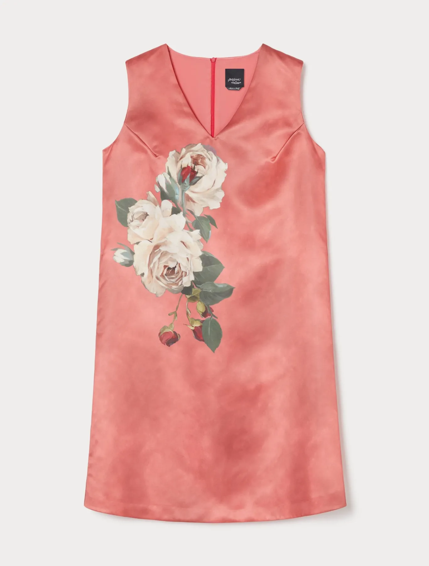 Marina Rinaldi Robe à imprimé en duchesse CORAIL Online