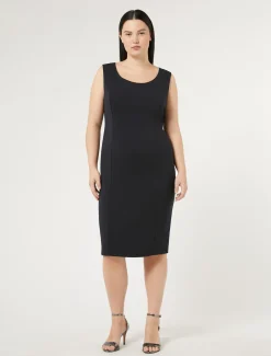 Marina Rinaldi Robe en cady BLEUMARINE Discount