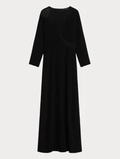 Marina Rinaldi Robe en cady avec tulle NOIR Best