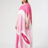 Marina Rinaldi Robe en cady imprimé BLANC Discount