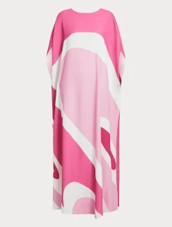 Marina Rinaldi Robe en cady imprimé BLANC Discount