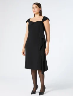 Marina Rinaldi Robe en cady triacétate NOIR Hot