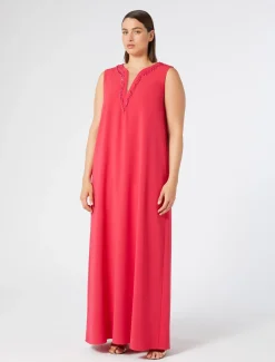 Marina Rinaldi Robe en cady triacétate FUCHSIA Online
