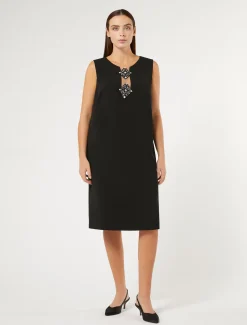Marina Rinaldi Robe en cady triacétate NOIR Best