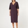 Marina Rinaldi Robe en cady triacétate BORDEAUX Best