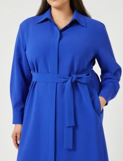 Marina Rinaldi Robe en cady triacétate BLEUVIOLET New