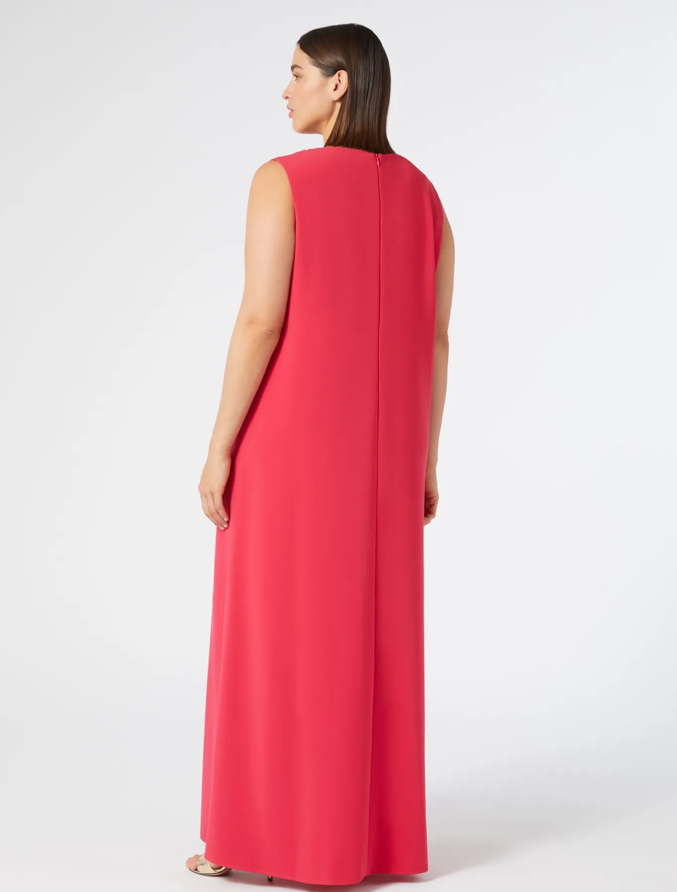 Marina Rinaldi Robe en cady triacétate FUCHSIA Online