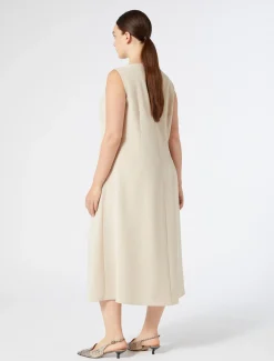 Marina Rinaldi Robe en cady triacétate BEIGE Hot