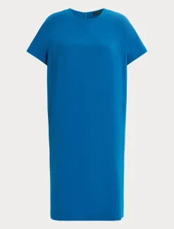 Marina Rinaldi Robe en cady triacétate TURQUOISE Sale
