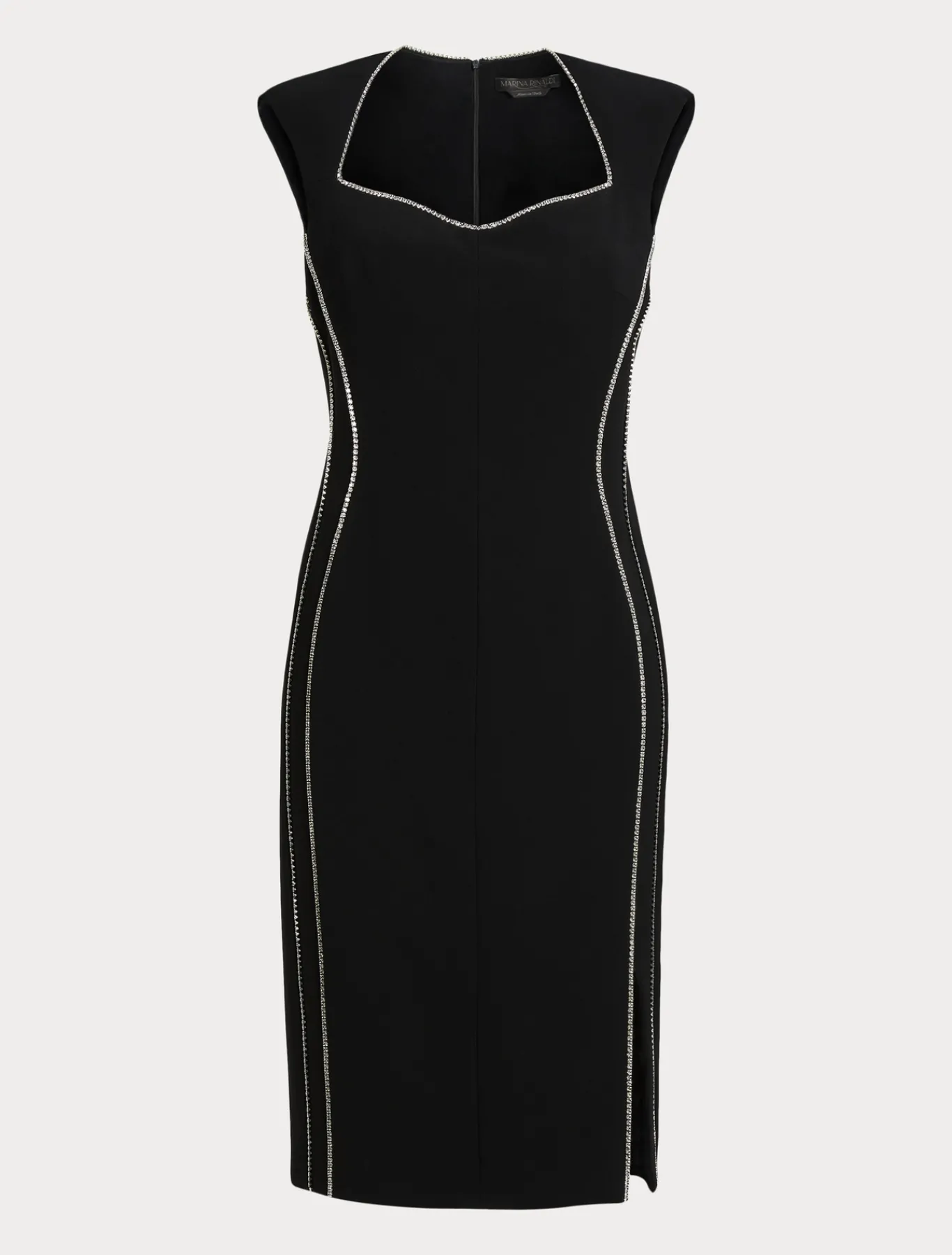 Marina Rinaldi Robe en cady triacétate NOIR Fashion