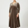 Marina Rinaldi Robe en chenille stretch ROCHE Outlet