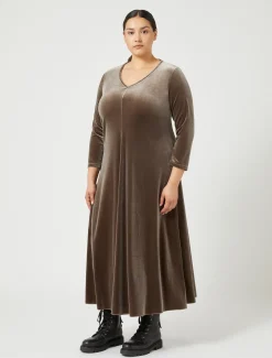 Marina Rinaldi Robe en chenille stretch ROCHE Outlet