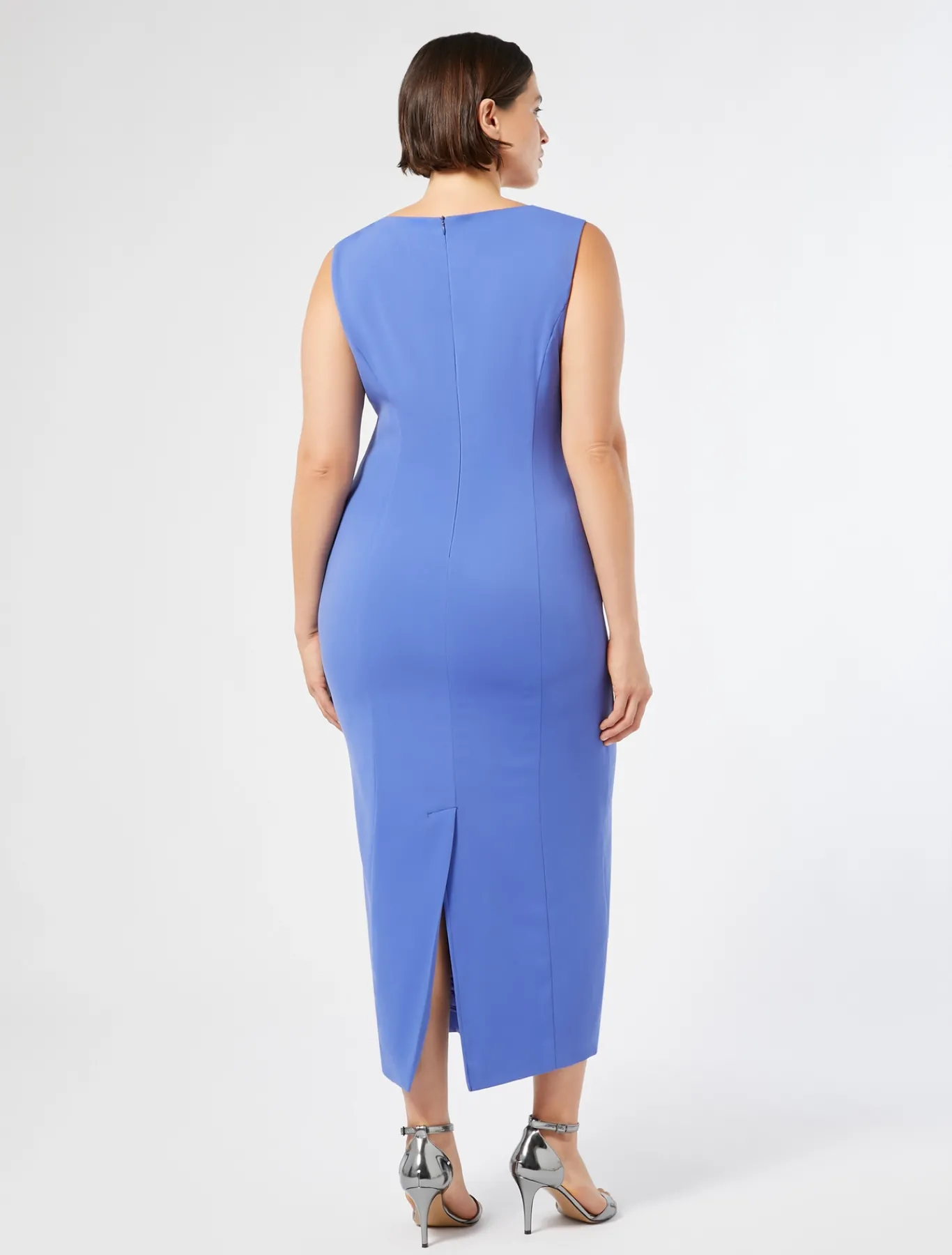 Marina Rinaldi Robe en crêpe BLEUET Sale