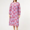 Marina Rinaldi Robe en crêpe de Chine de soie LILAS Outlet