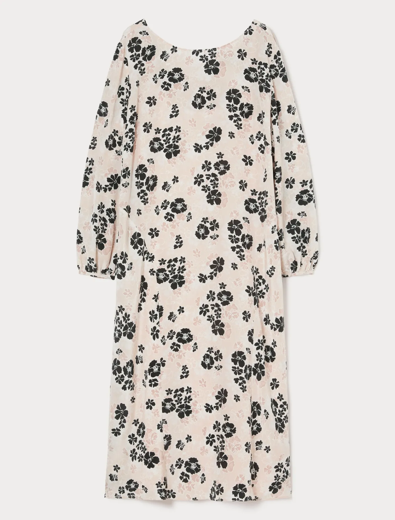 Marina Rinaldi Robe en crêpe de Chine de soie ROSE New