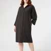 Marina Rinaldi Robe en crêpe envers satin NOIR Sale