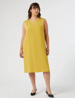 Marina Rinaldi Robe en crêpe envers satin OR Hot