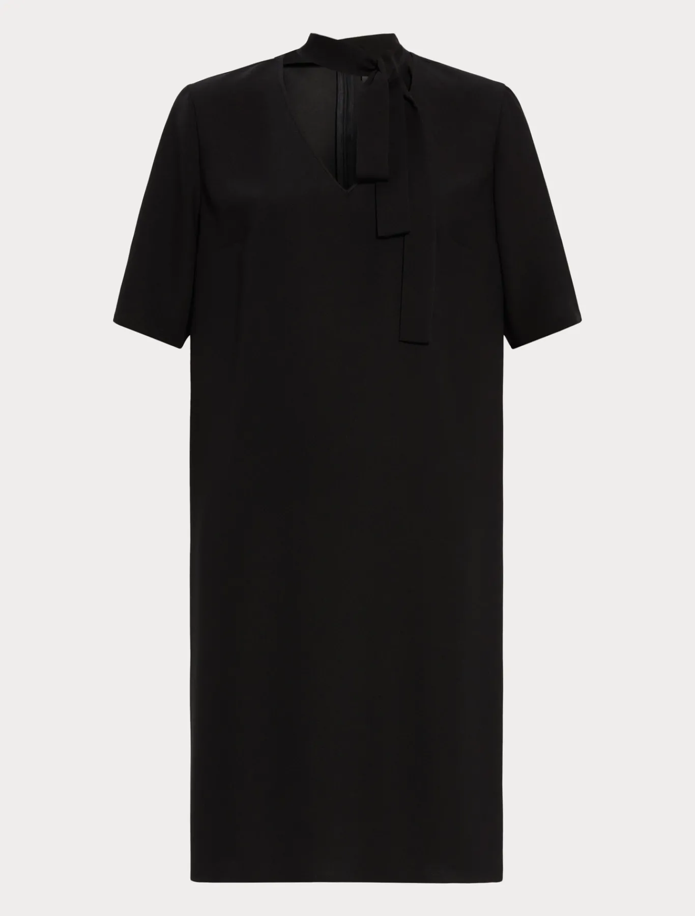 Marina Rinaldi Robe en crêpe envers satin NOIR Fashion