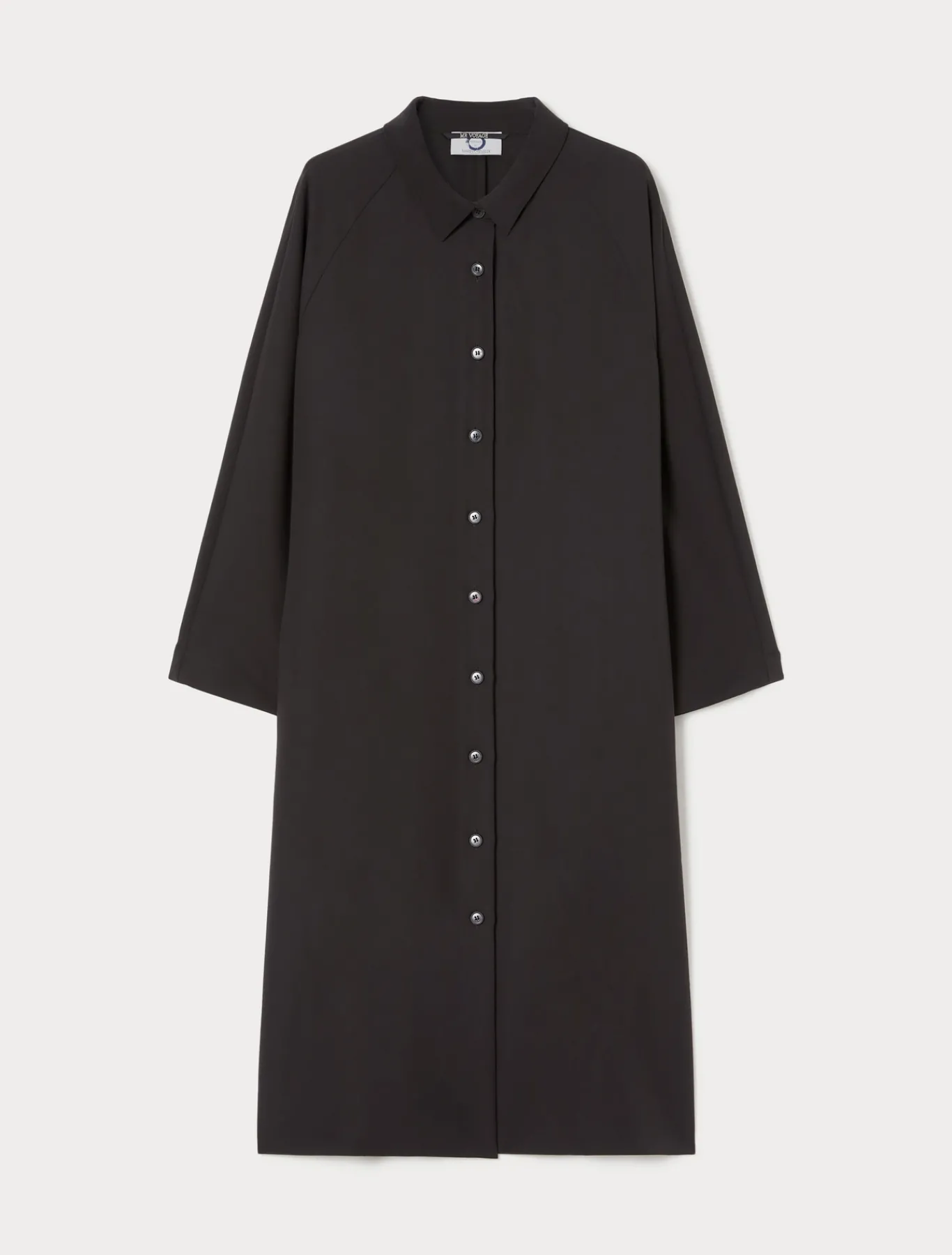 Marina Rinaldi Robe en crêpe envers satin NOIR Sale