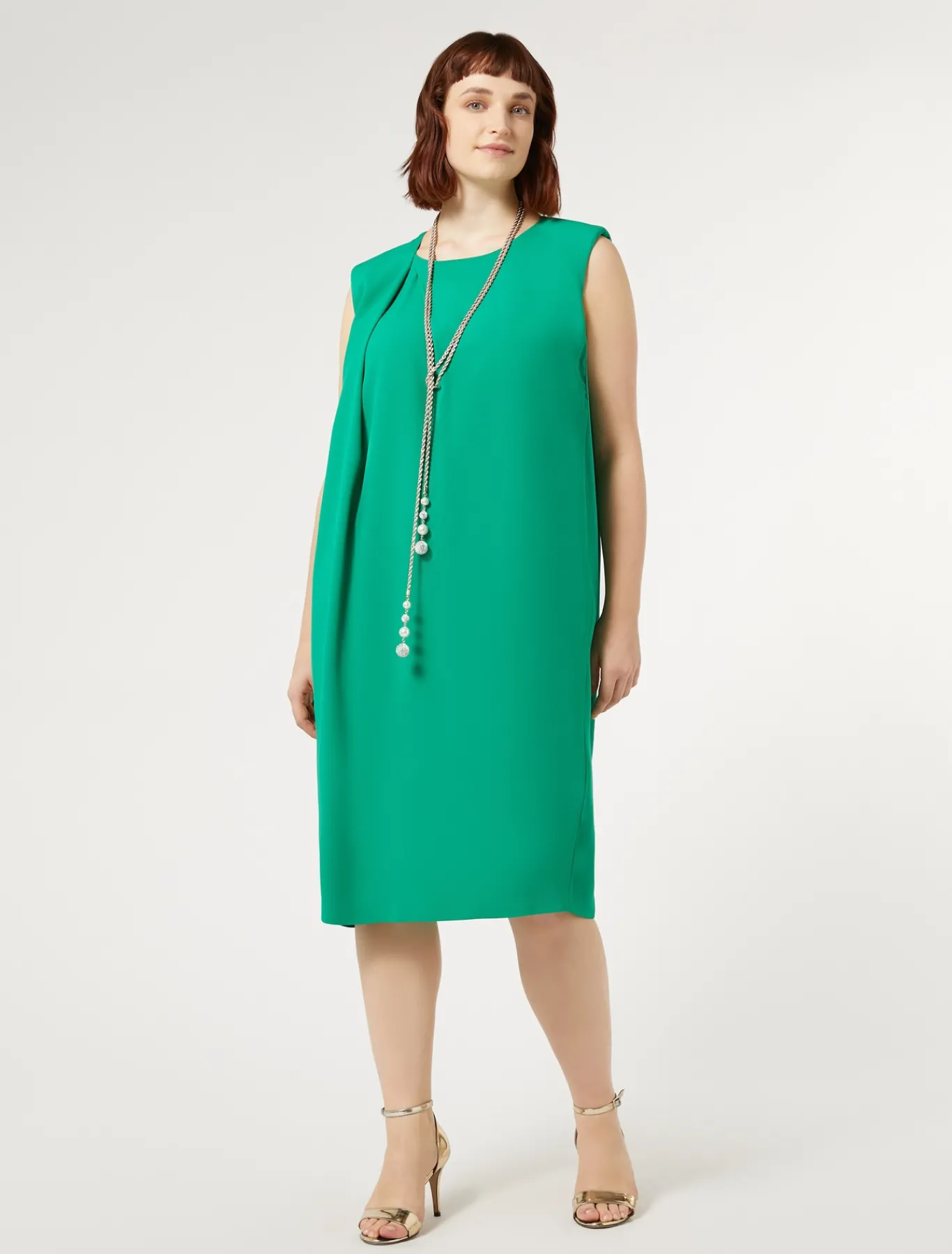 Marina Rinaldi Robe en crêpe envers satin VERTECLATANT Outlet