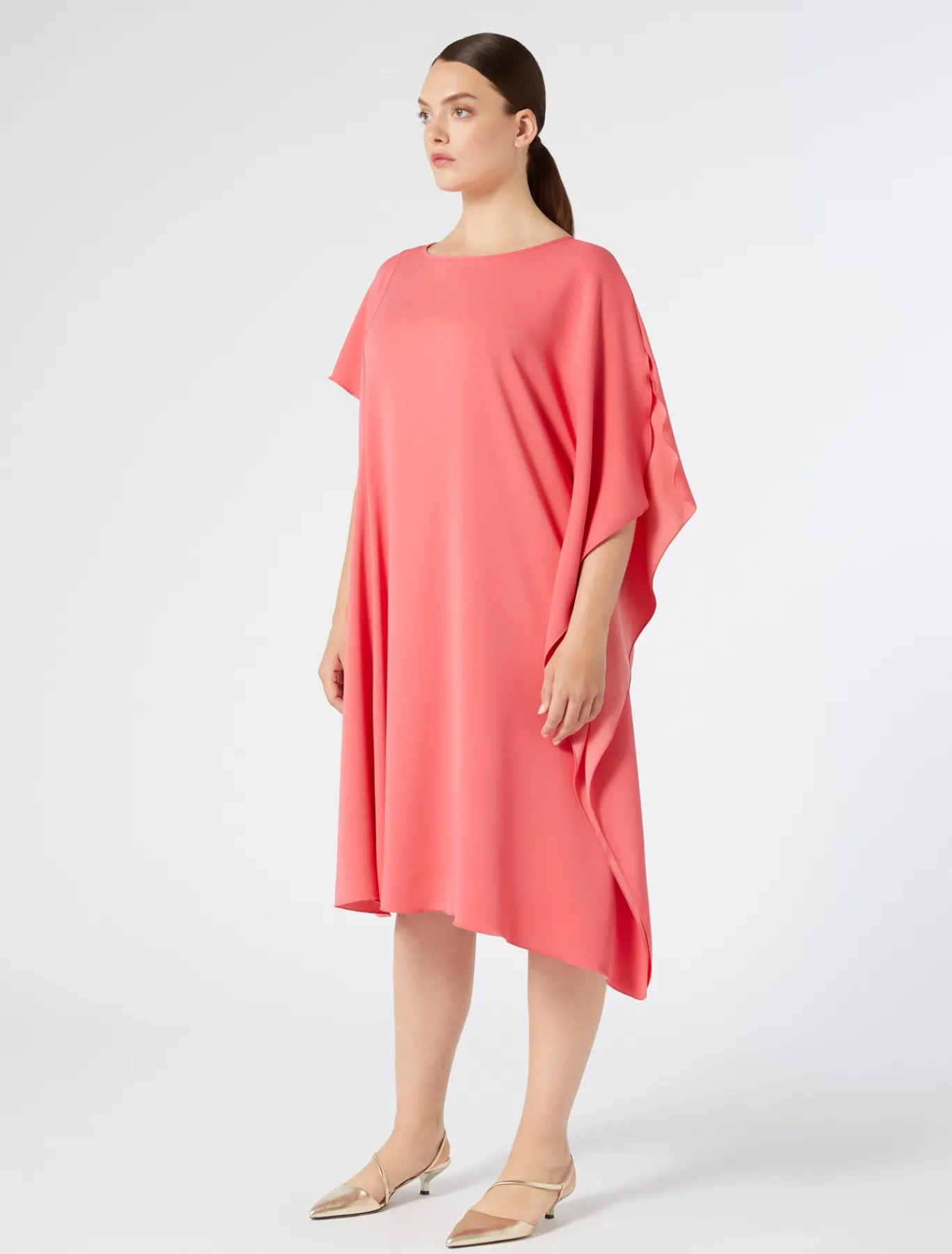 Marina Rinaldi Robe en georgette CORAIL Fashion