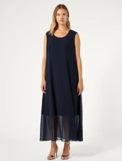 Marina Rinaldi Robe en georgette BLEUMARINE Outlet