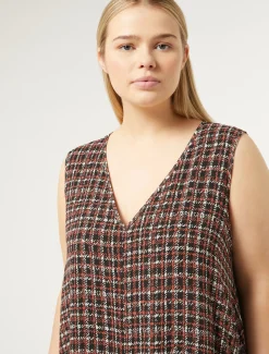 Marina Rinaldi Robe en georgette NOIR Hot