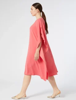 Marina Rinaldi Robe en georgette CORAIL Fashion