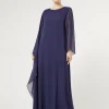 Marina Rinaldi Robe en georgette de soie BLEUMARINE Best