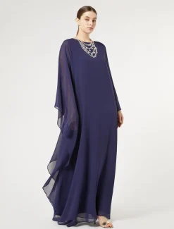Marina Rinaldi Robe en georgette de soie BLEUMARINE Best