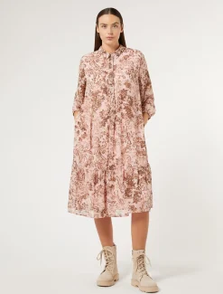 Marina Rinaldi Robe en georgette imprimée VIEUXROSE Fashion