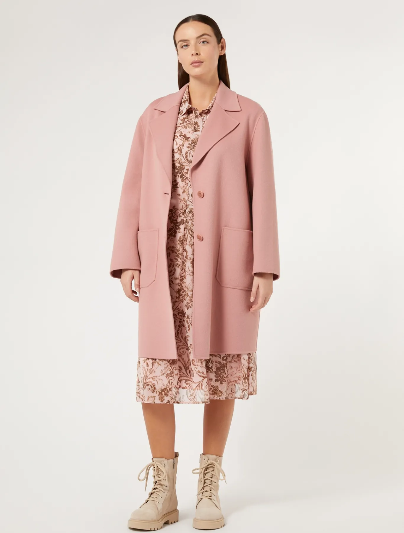 Marina Rinaldi Robe en georgette imprimée VIEUXROSE Fashion