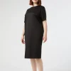Marina Rinaldi Robe en jersey NOIR Outlet