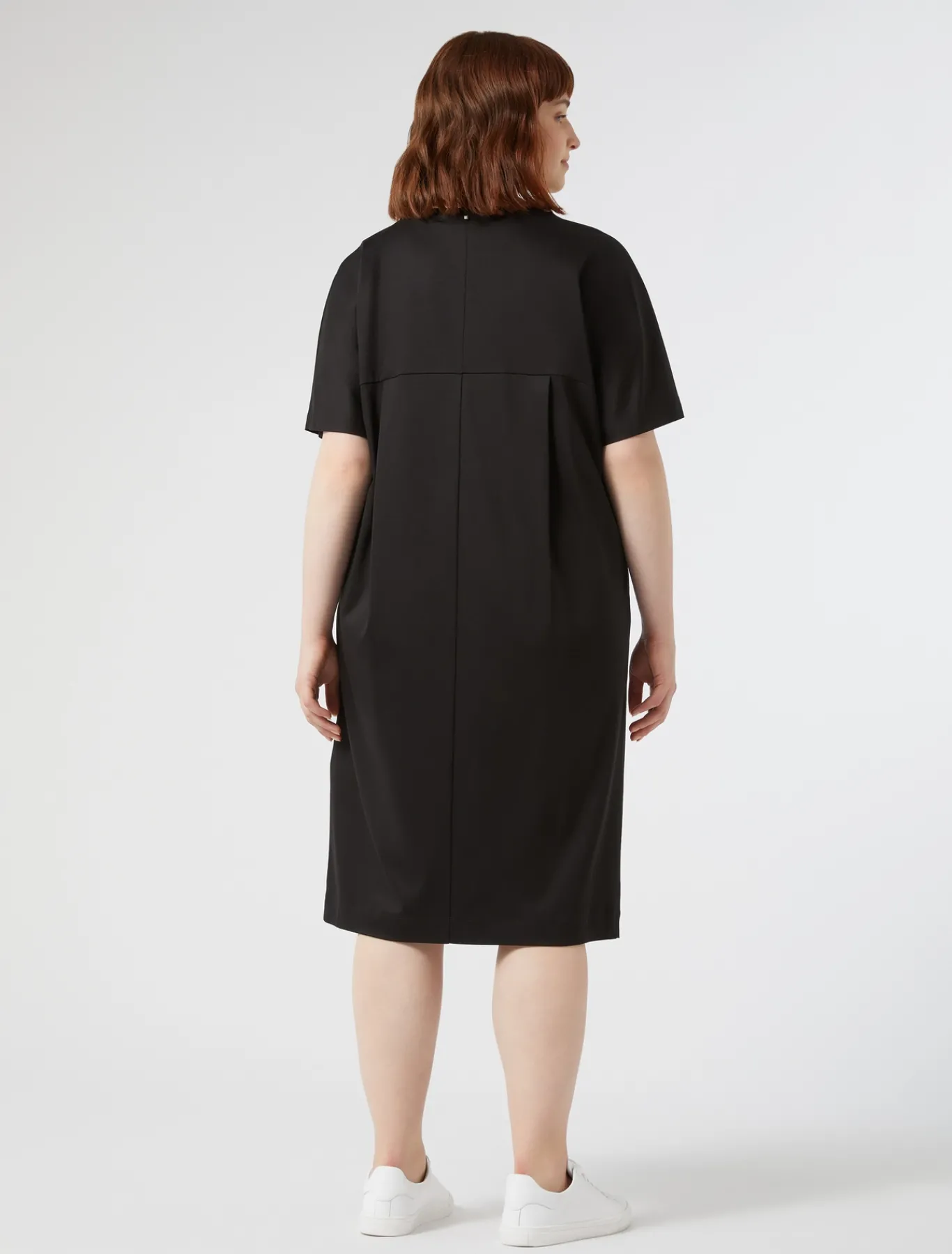 Marina Rinaldi Robe en jersey NOIR Outlet