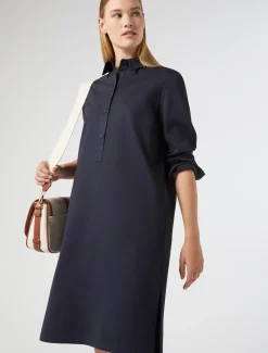 Marina Rinaldi Robe en jersey BLEU Outlet